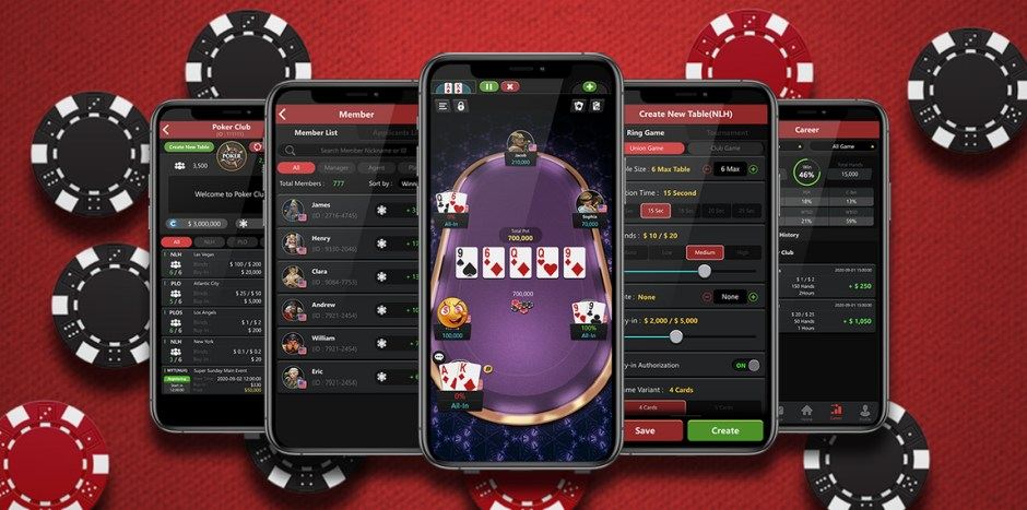 Poker Lounge cards and chips